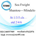 Shantou Port LCL Konsolidierung nach Mindelo